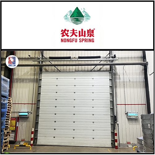 農(nóng)夫山泉安裝保溫提升門(mén)